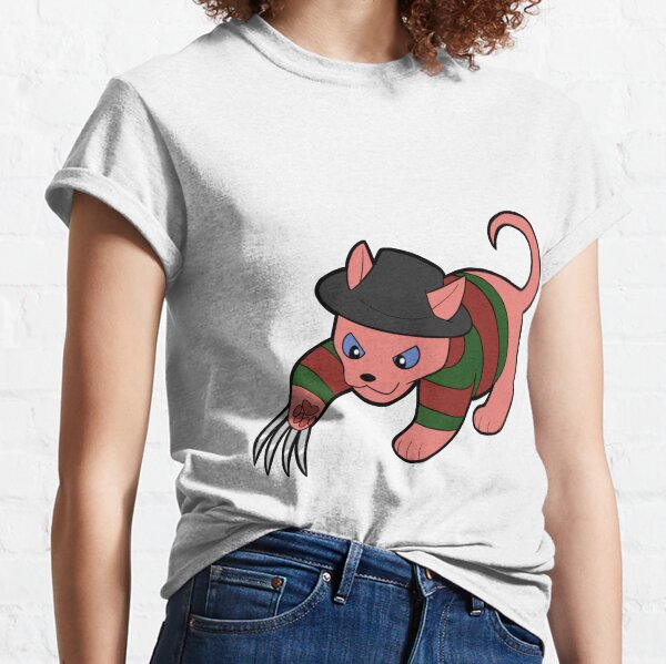 Freddy krueger 2024 cat shirt