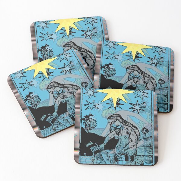 Item preview, The Star Tarot Card Art Design designed and sold by artmythica.