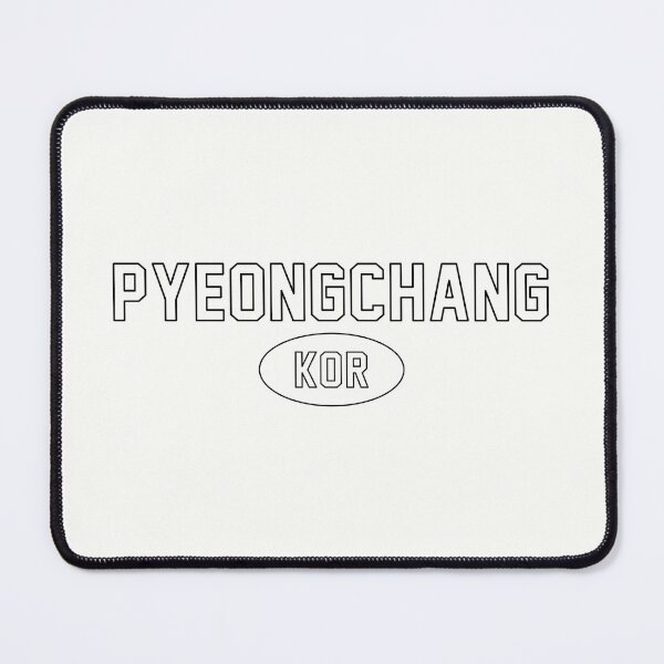 Item preview, PyeongChang KOR / Black Outline designed and sold by PEK1787.