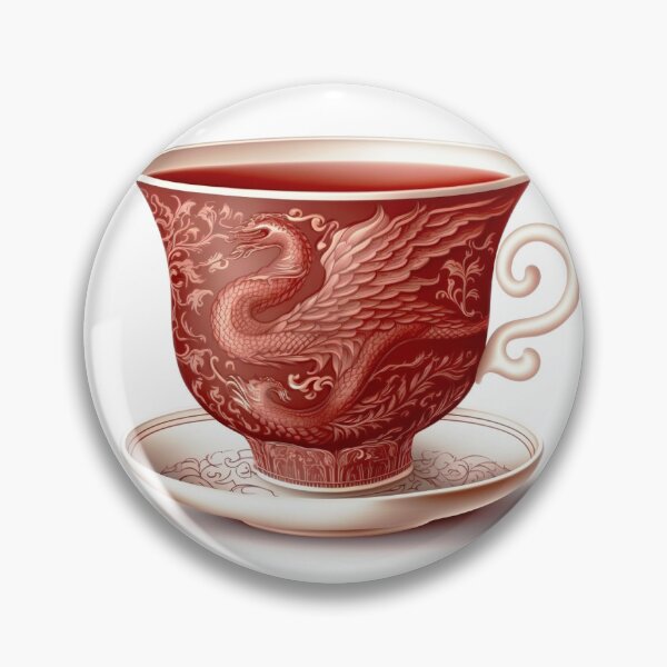 Item preview, Majestic Chinese Phoenix Tea Cup designed and sold by ImaginePrintsHQ.