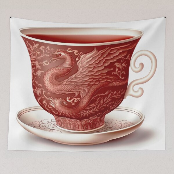 Item preview, Majestic Chinese Phoenix Tea Cup designed and sold by ImaginePrintsHQ.