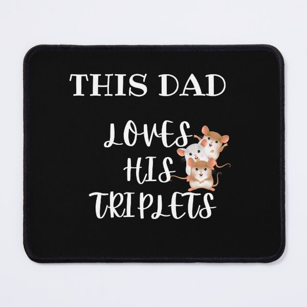 Item preview, This Dad Loves His Triplets designed and sold by UsamaRana.