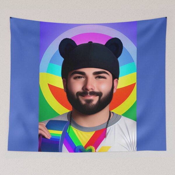 Item preview, happy bear gay designed and sold by AI-LGBT.