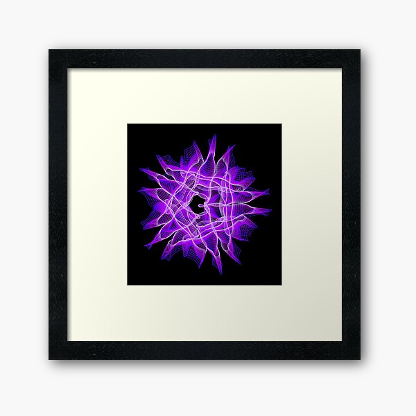 Abstract Spiral Fantasy 1 Framed Art Print