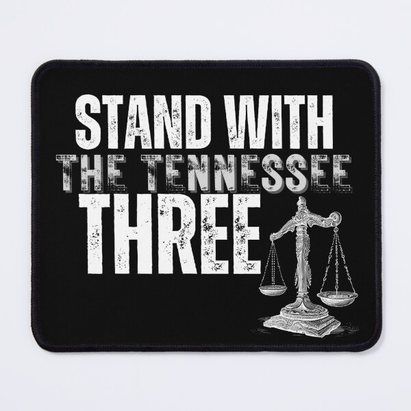 Item preview, Stand With The Tennessee Three White Text Slogan Design designed and sold by EarthArtDesigns.