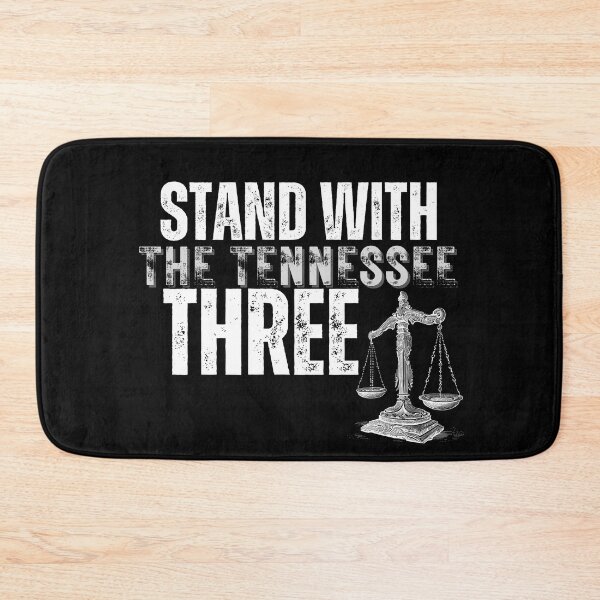 Item preview, Stand With The Tennessee Three White Text Slogan Design designed and sold by EarthArtDesigns.