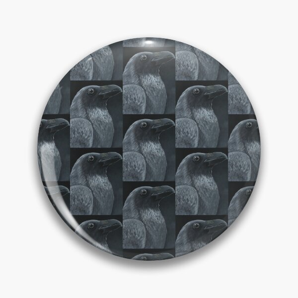 Item preview, Crow artwork, moody and up close designed and sold by KellyMagic.