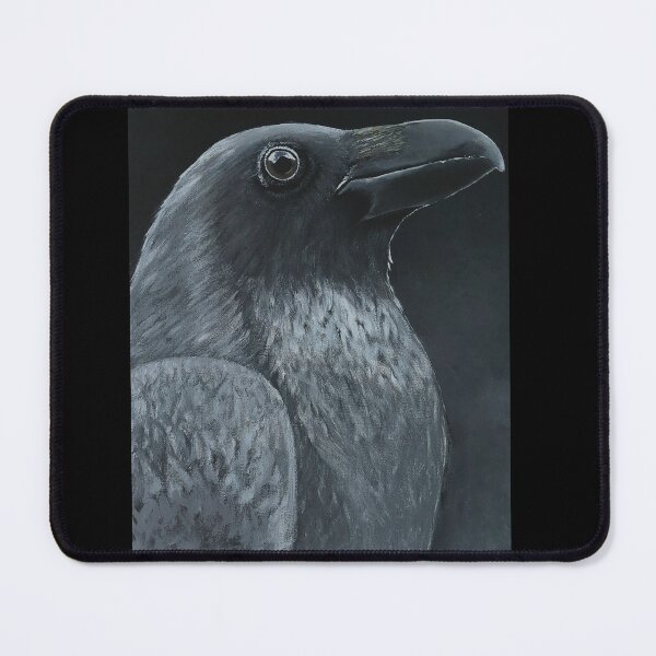 Item preview, Crow artwork, moody and up close designed and sold by KellyMagic.