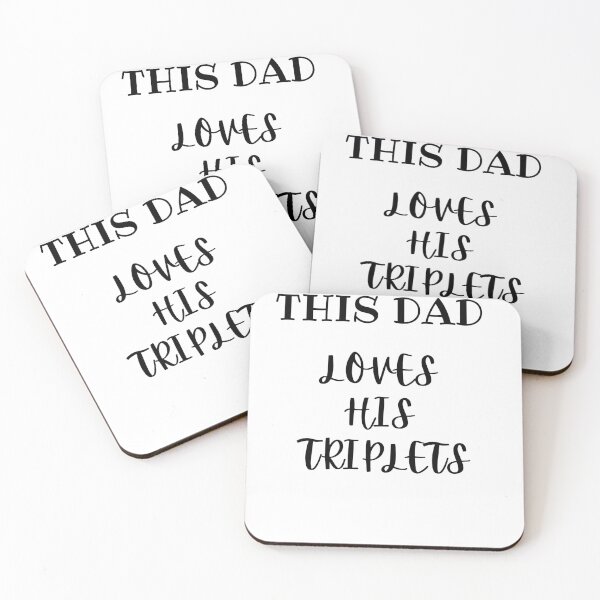 Item preview, This Dad Loves His Triplets designed and sold by UsamaRana.