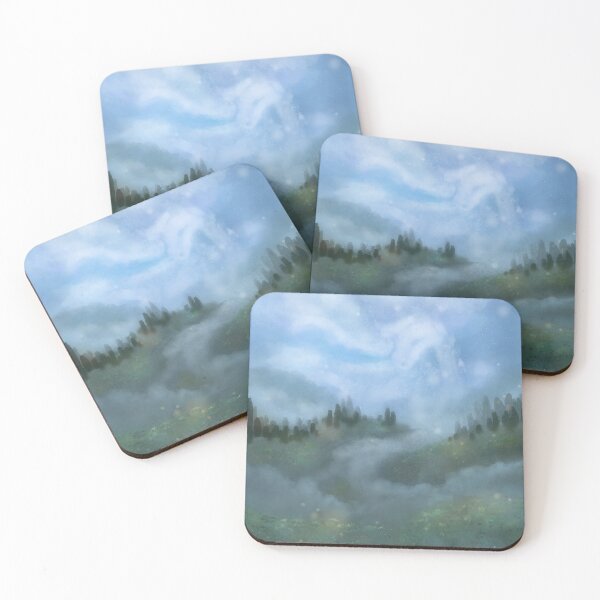 Item preview, Meadow with Horse Shape Cloud designed and sold by IcyArtShop.