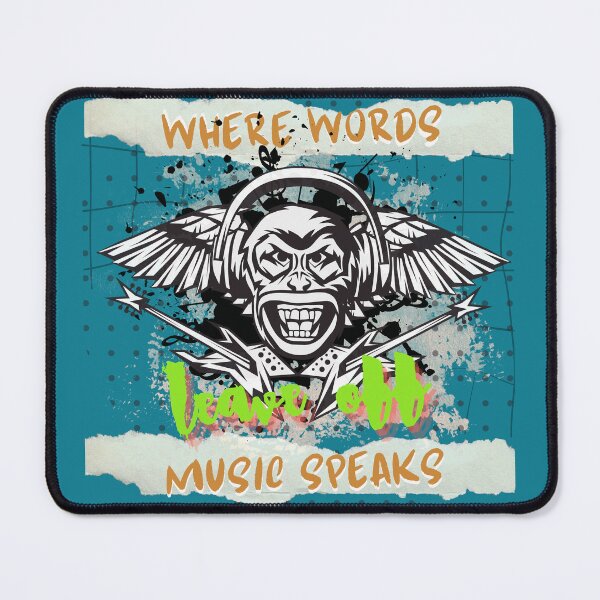 Item preview, music monkey designed and sold by KomalArteShop.