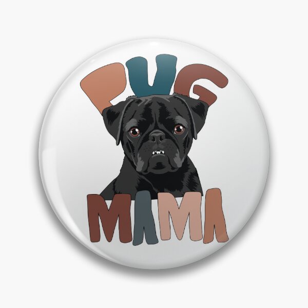 Item preview, Retro Pug Mama Cute designed and sold by printify.