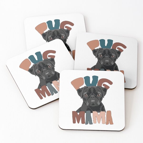 Item preview, Retro Pug Mama Cute designed and sold by printify.
