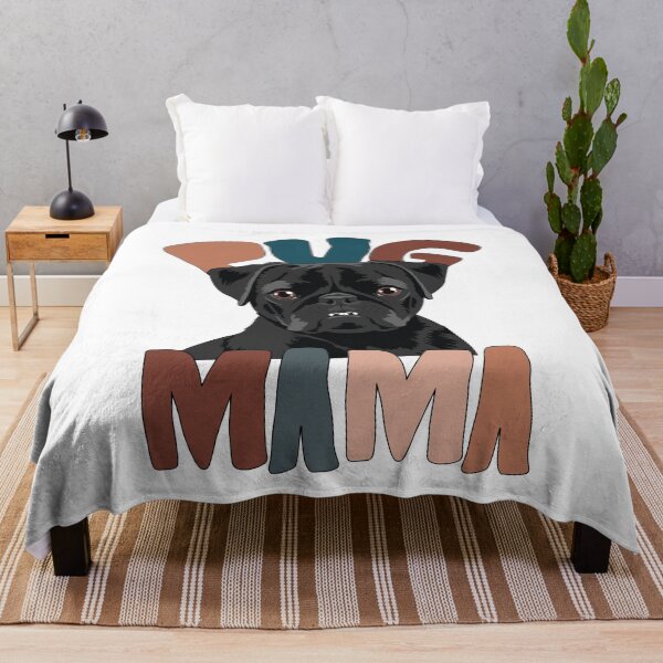 Item preview, Retro Pug Mama Cute designed and sold by printify.