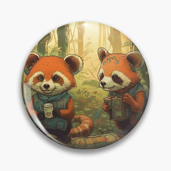 Artikelvorschau, Cute Red Pandas Adventuring Together entworfen und verkauft von MxA19.