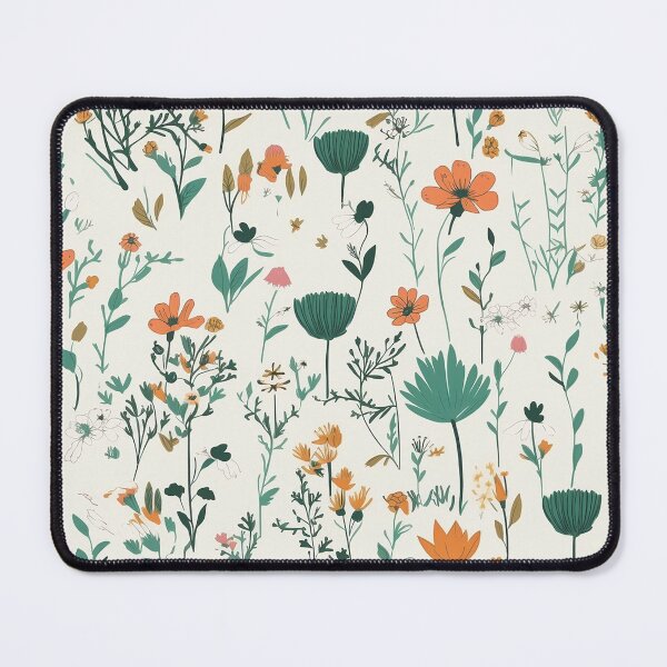 Item preview, vintage flower patter designed and sold by PolarInk.