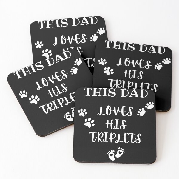 Item preview, This Dad Loves His Triplets designed and sold by UsamaRana.