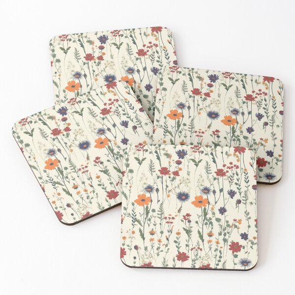 Item preview, vintage flower pattern designed and sold by PolarInk.