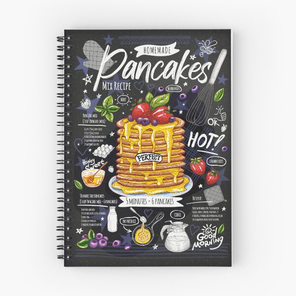 Item preview, Receta de panqueques contigo para siempre dulce póster impreso designed and sold by Bearlala.