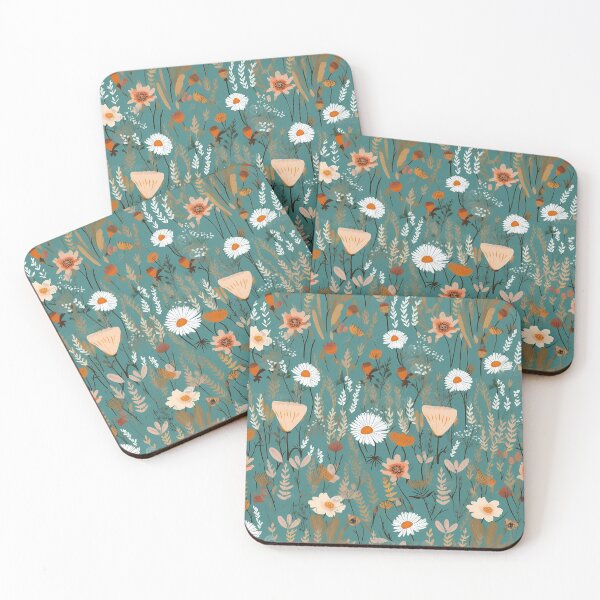Item preview, vintage flower pattern designed and sold by PolarInk.