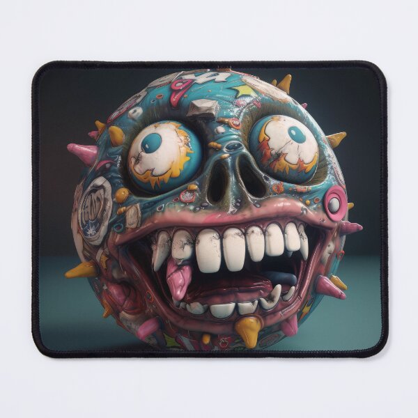 Item preview, Scary Ball Face, Horror Madball, Nightmare Ball designed and sold by DeRosa3DDesigns.
