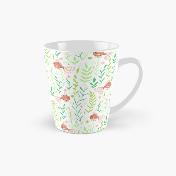 Item preview, pattern with fish and algae designed and sold by burbura.