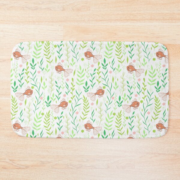 Item preview, pattern with fish and algae designed and sold by burbura.