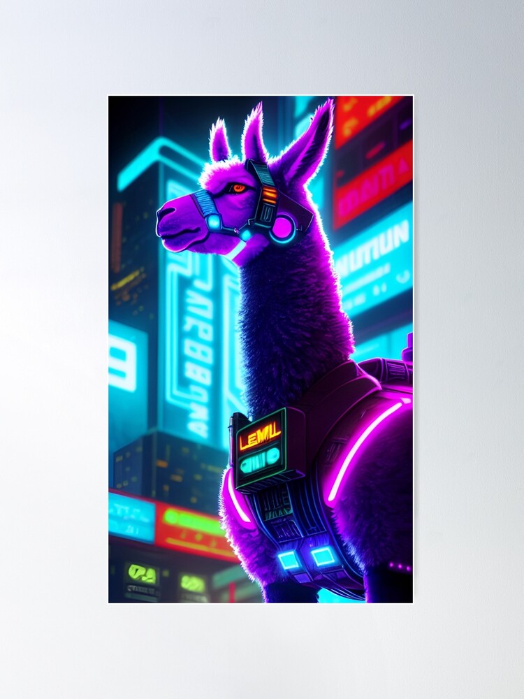 Fortnite - Supply Llama Illustration Poster