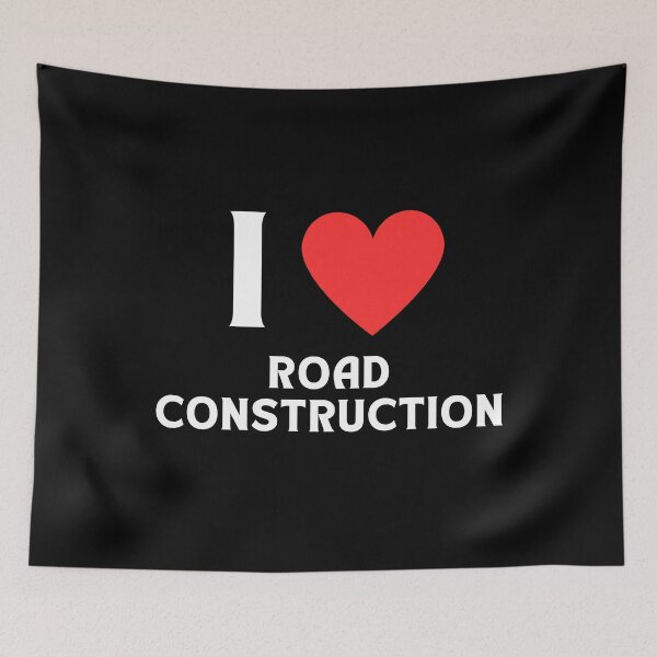 Item preview, I Heart Road Construction designed and sold by MojaveTradePost.