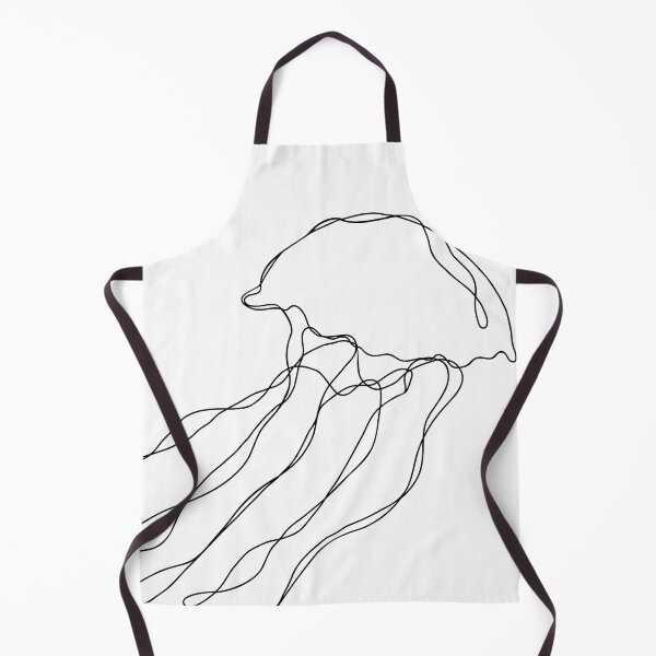 Item preview, Jellyfish Single line Artwork designed and sold by RachelFCreative.