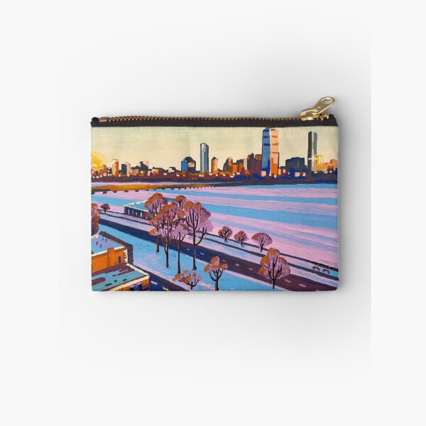 Item preview, Snowy Charles River from MIT - Acrylic Marker Illustration designed and sold by WrenInFlight.