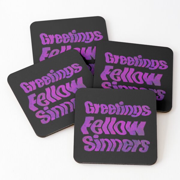 Item preview, Greetings Fellow Sinners (Purple) designed and sold by O1RSH.