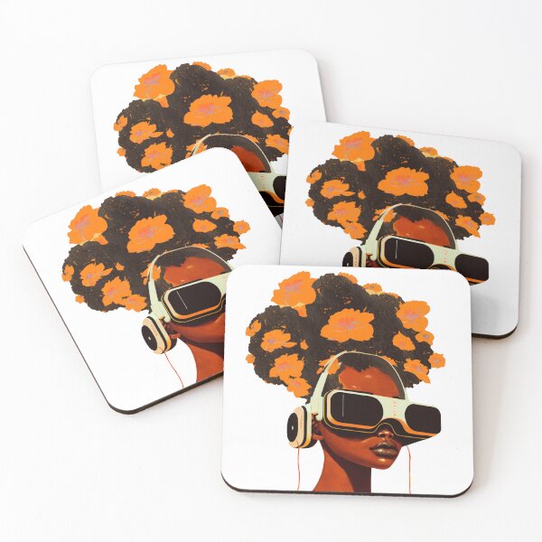 Item preview, Woman wearing VR headset: an ode to gamers designed and sold by Relephants.
