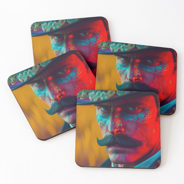 Item preview, Wyatt Earp Colorful Pop Art Surreal Cowboy  designed and sold by DoctorRot.