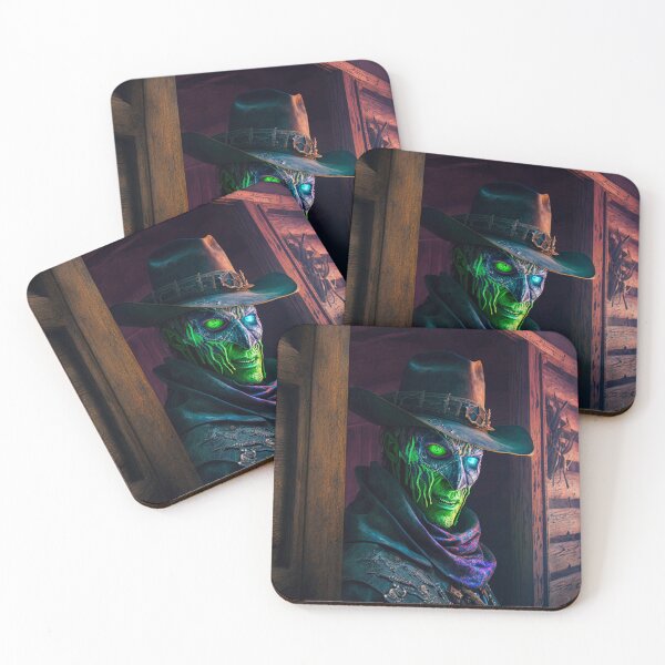 Item preview, Zombie Wyatt Earp Colorful Pop Art Surreal Cowboy  designed and sold by DoctorRot.
