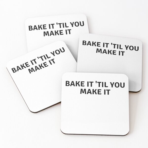 Item preview, Bake It Till You Make It designed and sold by MoonsmileProd.