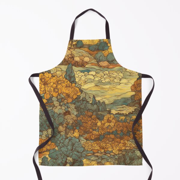 Artikelvorschau, van gogh style artwork in pattern entworfen und verkauft von Pixel Playground.