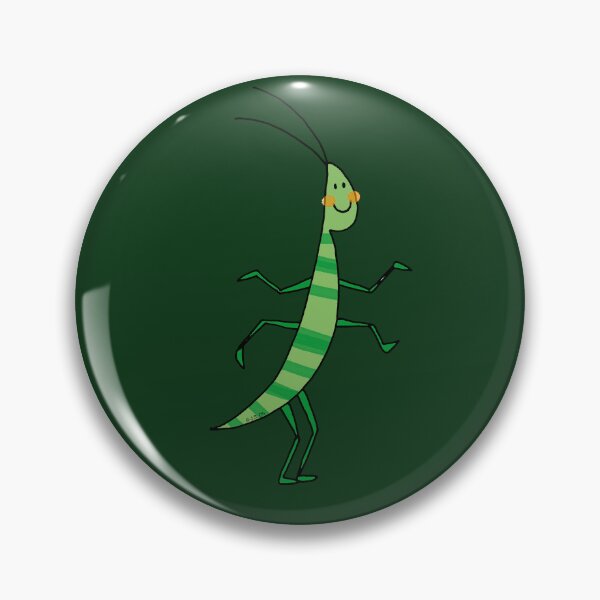 Item preview, cute green stick bug designed and sold by CuteCartoon.