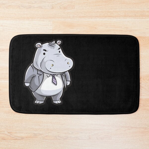 Item preview, Kawaii Businessman hippo designed and sold by FurFashion.