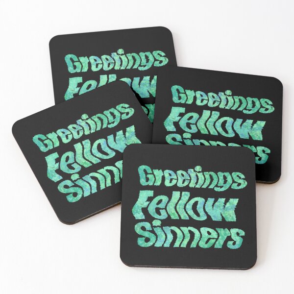 Item preview, Greetings Fellow Sinners (Green) designed and sold by O1RSH.