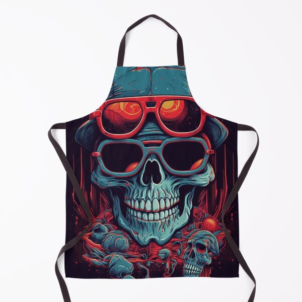 Item preview, Whimsical Psychedelic Skull Madhatter Skeleton Art Graphic Design V.52 designed and sold by Pexelpanoramas.