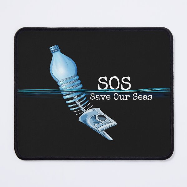 Item preview, SOS Save Our Seas from plastic pollution, T-Shirt designed and sold by Shlomo Cohen.