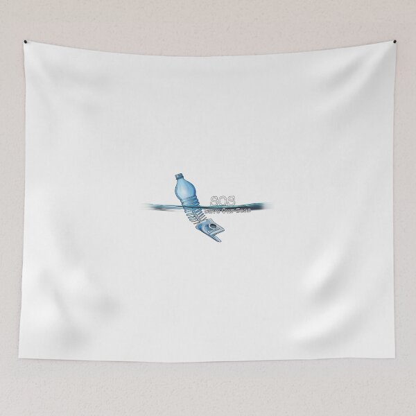 Item preview, SOS Save Our Seas  from plastic  pollution, T-Shirt designed and sold by Shlomo Cohen.