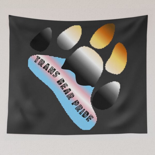Item preview, Trans Bear Pride Paw designed and sold by ELDigitals.