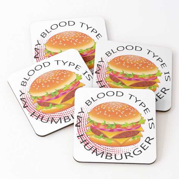 Item preview, My Blood Type Is Humburger designed and sold by UA-Shirts.