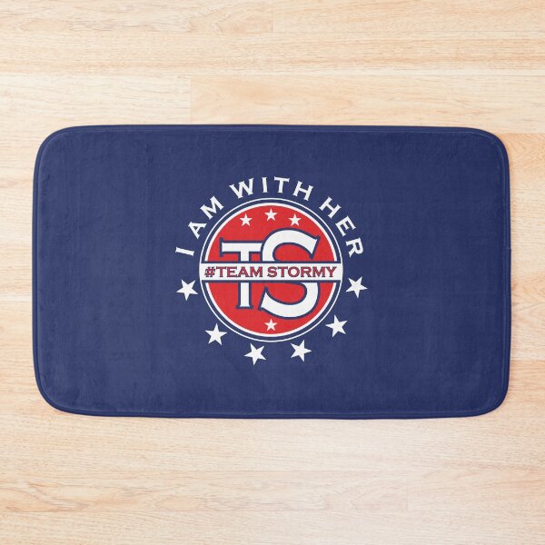 Item preview, Team Stormy I Am With Her Political Red Blue White Typography Flag White Stars designed and sold by Zazizu.