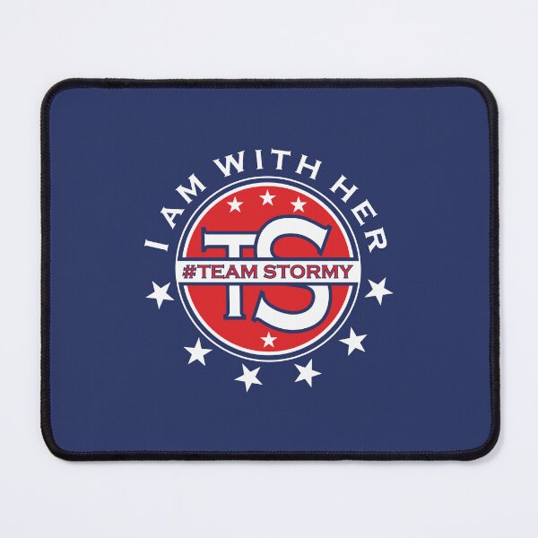 Item preview, Team Stormy I Am With Her Political Red Blue White Typography Flag White Stars designed and sold by Zazizu.