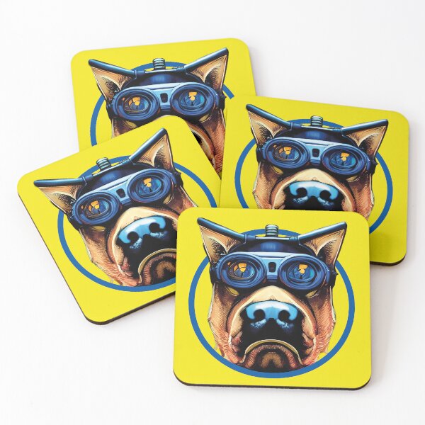 Item preview, Steampunk Dog Portrait, Big Dog, Boss Dog designed and sold by macvoodoodesign.