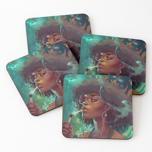 Item preview, Afro Puff Pass: Edgy African American Art designed and sold by ZurivyDesign.
