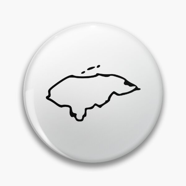 Item preview, Honduras Minimalistic Country Outline designed and sold by Natamus.